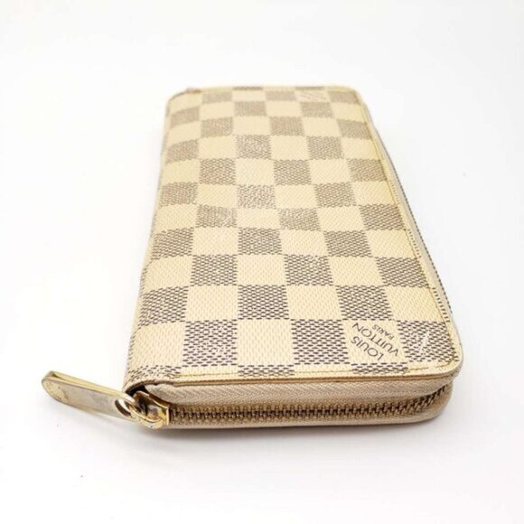 100% Authentic Louis Vuitton Damier Azur Zippy Zip Wallet 182-082125 - Picture 7 of 16